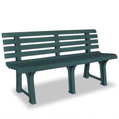 Garden Bench 145,5 cm Plastic Green