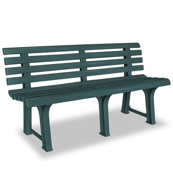  Garden Bench 145,5 cm Plastic Green
