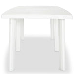 Garden Table White - Plastic