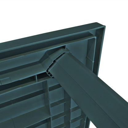Garden Table Green Plastic - 126×76×72cm