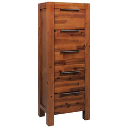 Chest of Drawers Storage Solid Acacia Wood