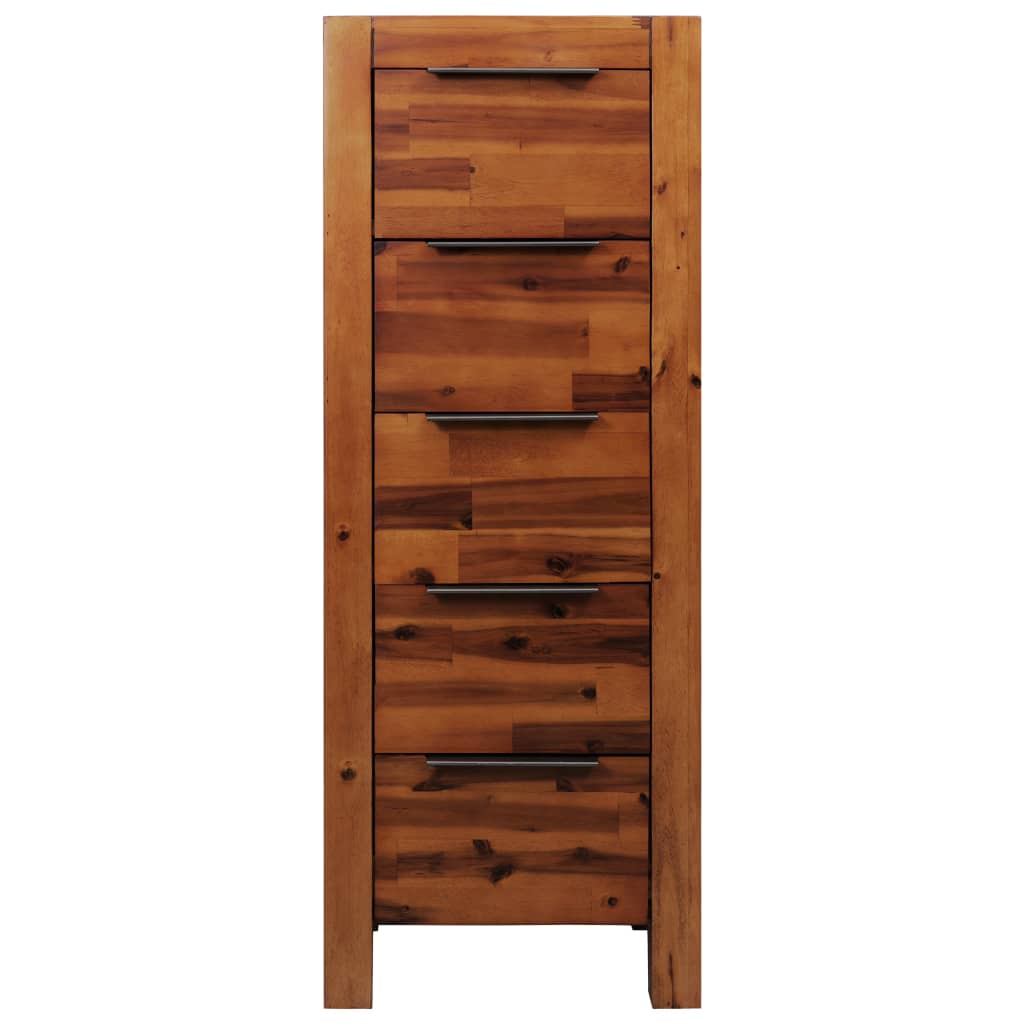 Chest of Drawers Storage Solid Acacia Wood