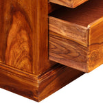 Tv Cabinet Solid Storage heesham Wood
