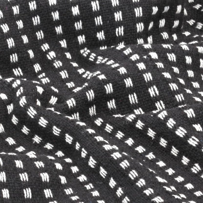 Throw Cotton SquaresBlack