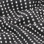 Throw Cotton SquaresBlack