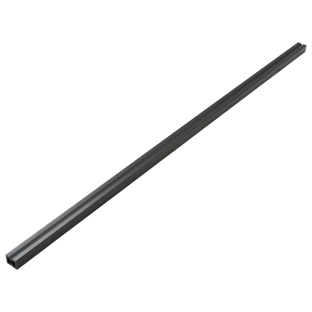 WPC Decking Boards with Accessories 10 mÃ‚Â² 4 m Grey