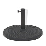 Parasol Base Resin Round Black 14 kg