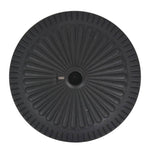 Parasol Base Resin Round Black 14 kg