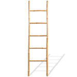 Bamboo Towel Ladder 5 Rungs 150cm | HomeAndLiving