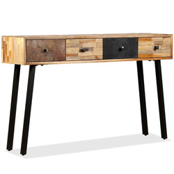 Console Table Solid Reclaimed Teak Wood