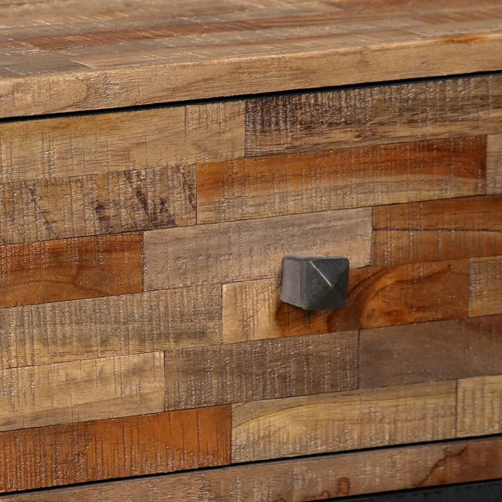 Side Cabinet with 6 Drawers Solid Reclaimed Teak