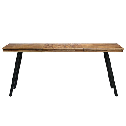 Dining Table Reclaimed Teak and Steel