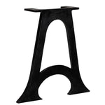 Coffee Table Legs 2 pcs with Arched Base A-Frame Cast Iron