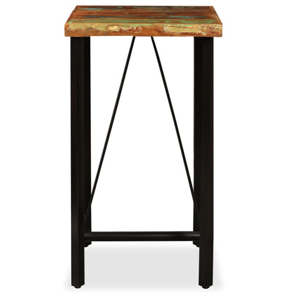 Bar Table Handmade Solid Reclaimed Wood