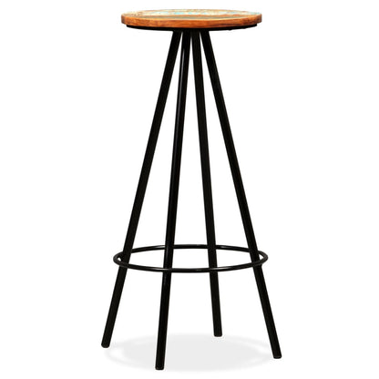 Bar Stools 2 pcs Solid Reclaimed Wood - 30×76cm