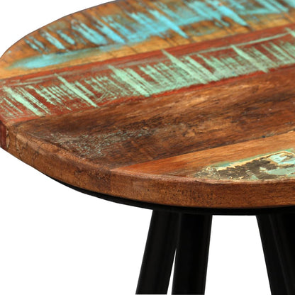 Bar Stools 2 pcs Solid Reclaimed Wood - 30×76cm