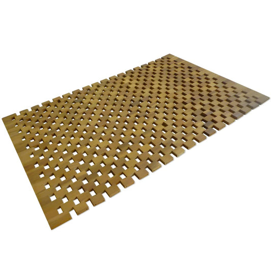 Bath Mat Acacia Wood Mosaic