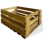 Apple Crates 2 pcs Solid Acacia Wood