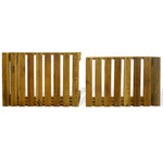 Apple Crates 2 pcs Solid Acacia Wood