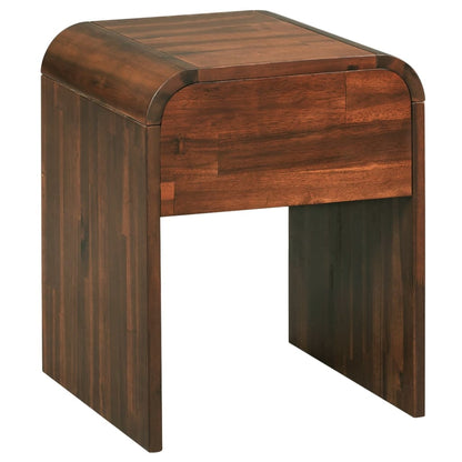 Nightstand Solid Acacia Wood