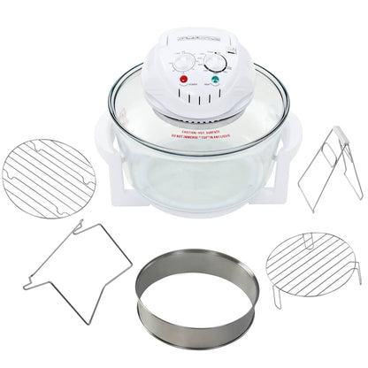 Halogen Convection Oven with Extension Ring - 40×33×32cm