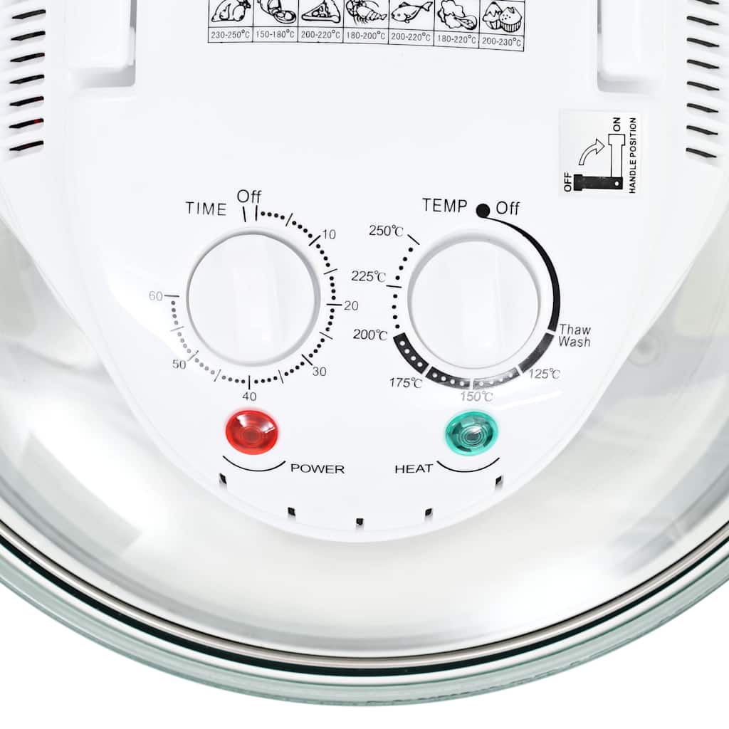 Halogen Convection Oven with Extension Ring - 40×33×32cm