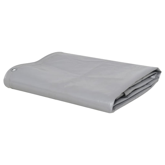 Tarpaulin 650 g/m² Grey - 4×5m