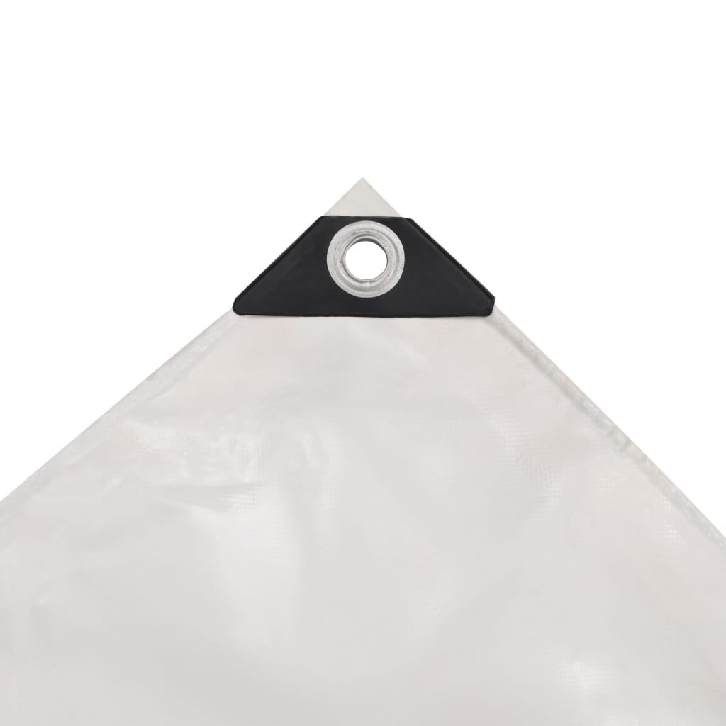 Tarpaulin 650 g/m² & White - 3×3m