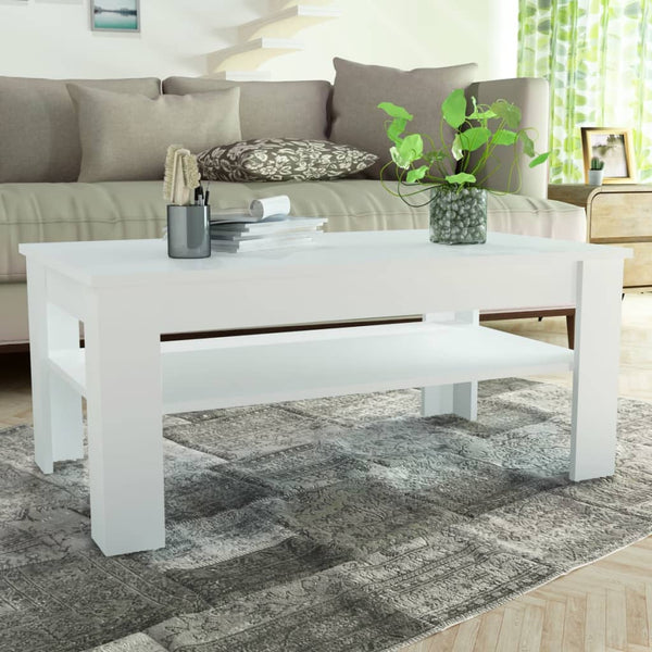  Coffee Table Chipboard,  White