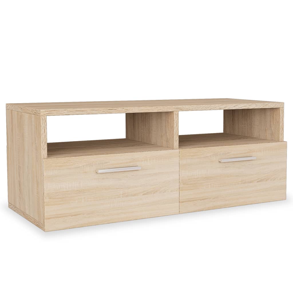 TV Cabinet Chipboard Oak