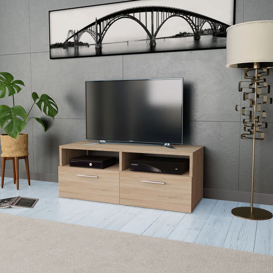 TV Cabinet Chipboard Oak