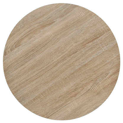 Bistro Table MDF and Steel Round Oak