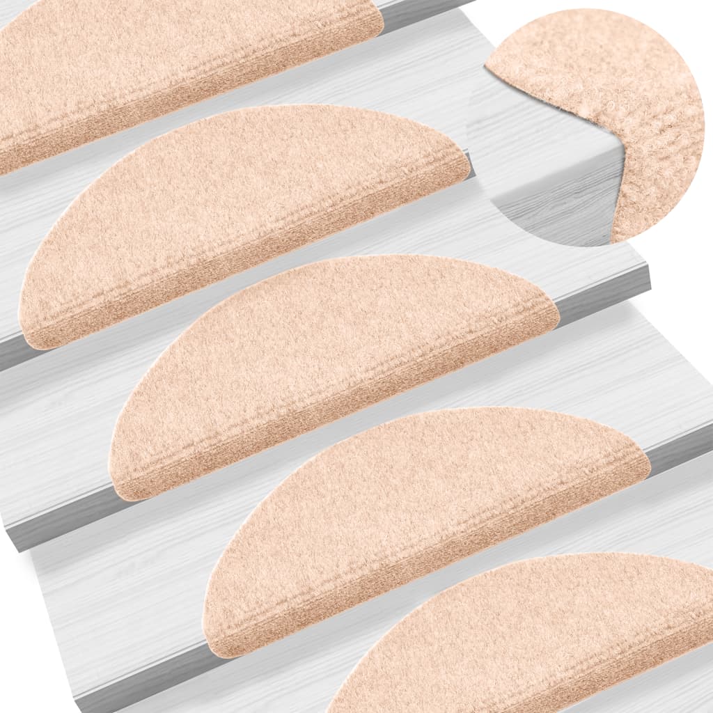 15 pcs Self-adhesive Stair ats Needle Punch (Brown)