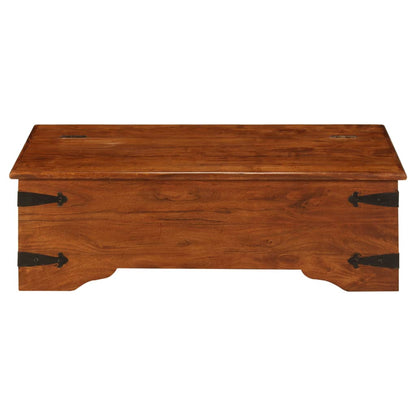 Coffee Table Solid Acacia Wood Sheesham Finish