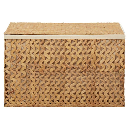 Laundry Basket Water Hyacinth Brown