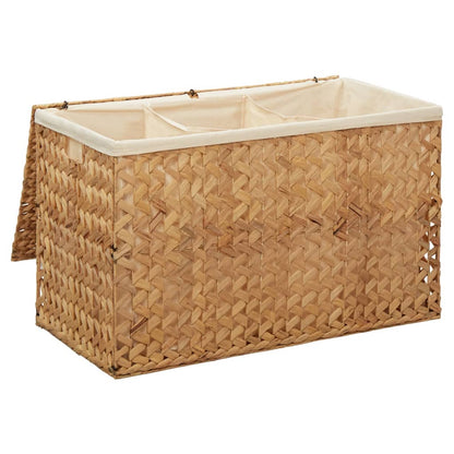 Laundry Basket Water Hyacinth Brown