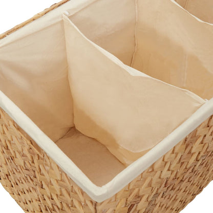 Laundry Basket Water Hyacinth Brown