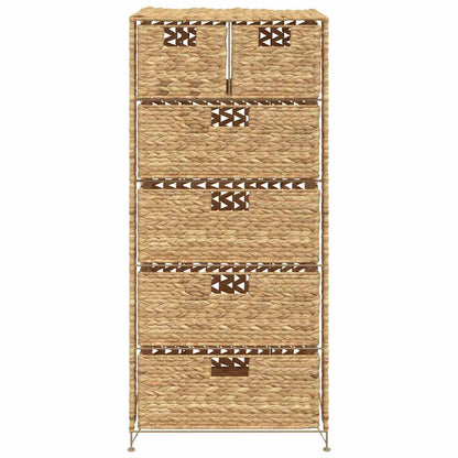 Storage Unit with 6 Baskets Water Hyacinth