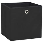 Storage Boes 10 pcs Non-woven Fabric Black