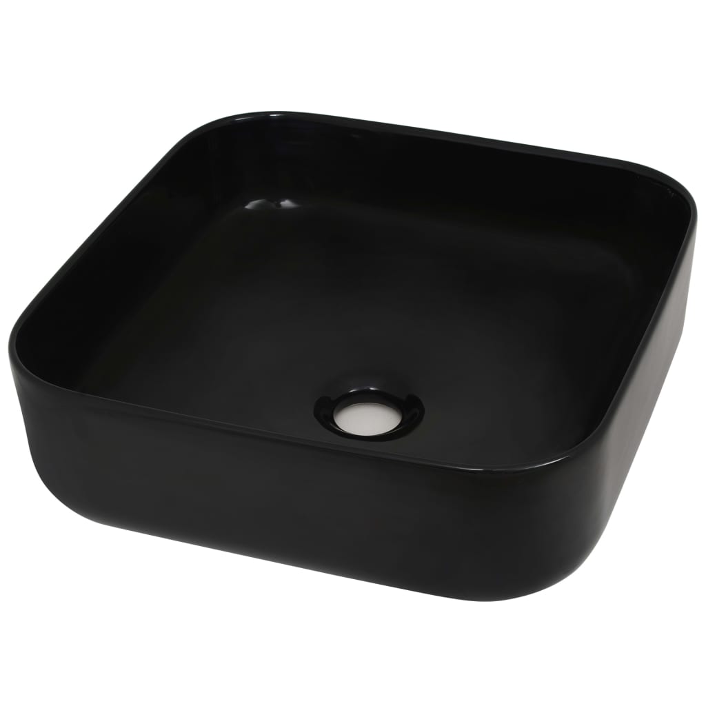 Basin Ceramic Square "Black"