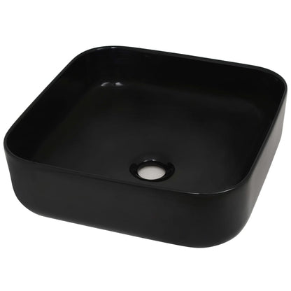 Basin Ceramic Square "Black"