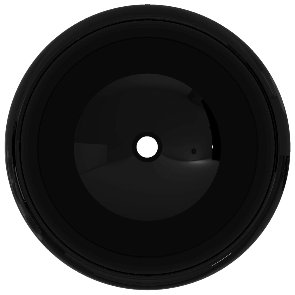 Basin Ceramic Round - Black
