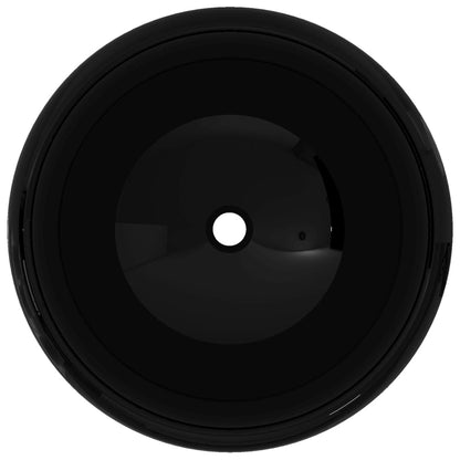 Basin Ceramic Round - Black