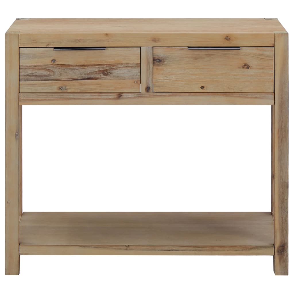 Acacia Console Table With Drawers 82x33x73cm