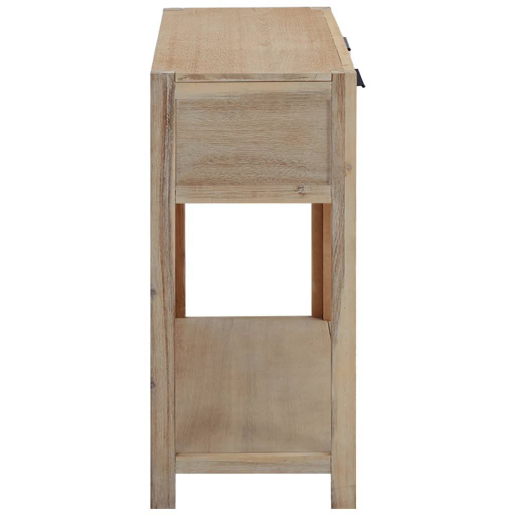 Acacia Console Table With Drawers 82x33x73cm