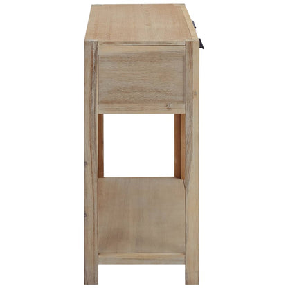 Acacia Console Table With Drawers 82x33x73cm