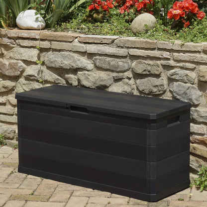 Garden Storage Box Black