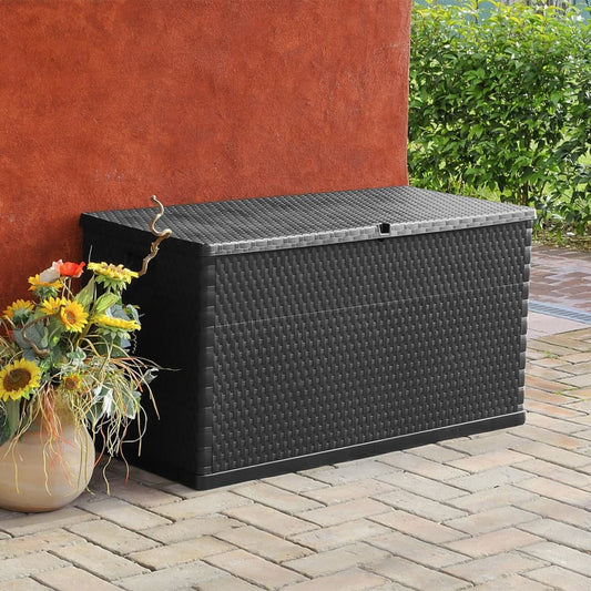 Garden Storage Box Anthracite - 120×56×63cm