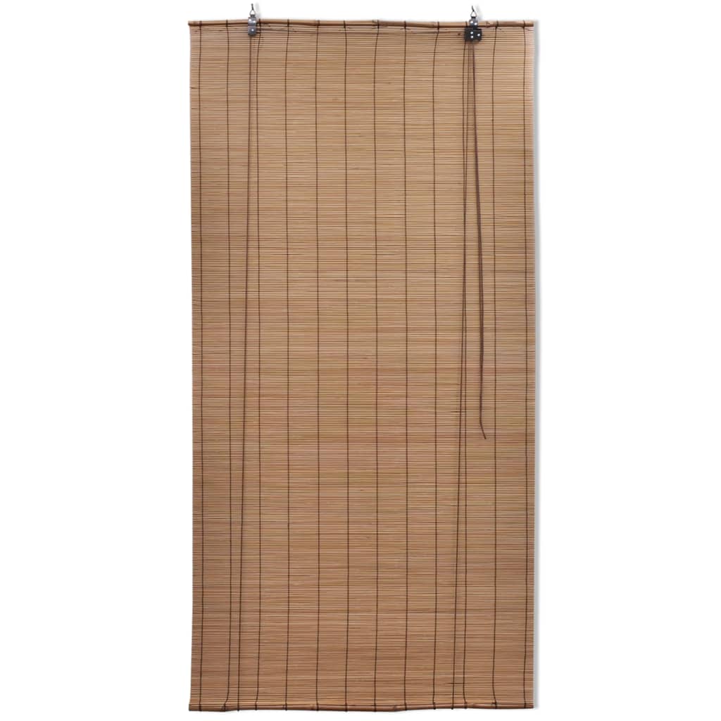 Roller Blind Bamboo Privacy Brown