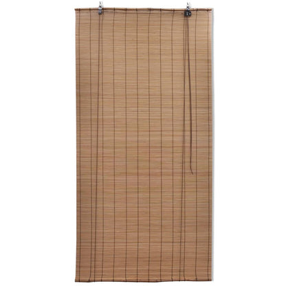Roller Blind Bamboo Privacy Brown